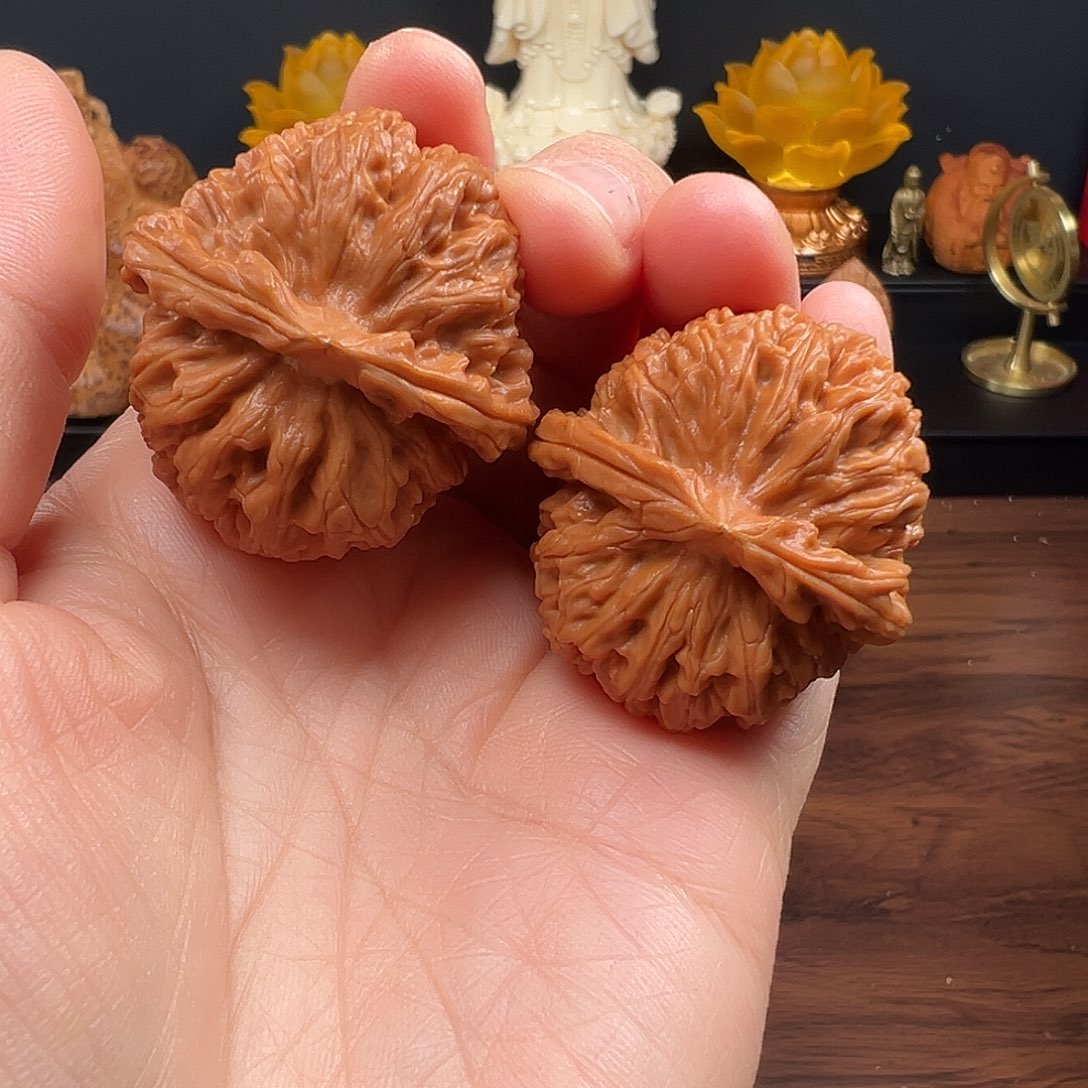 吊坠文玩核桃37全品荔枝纹