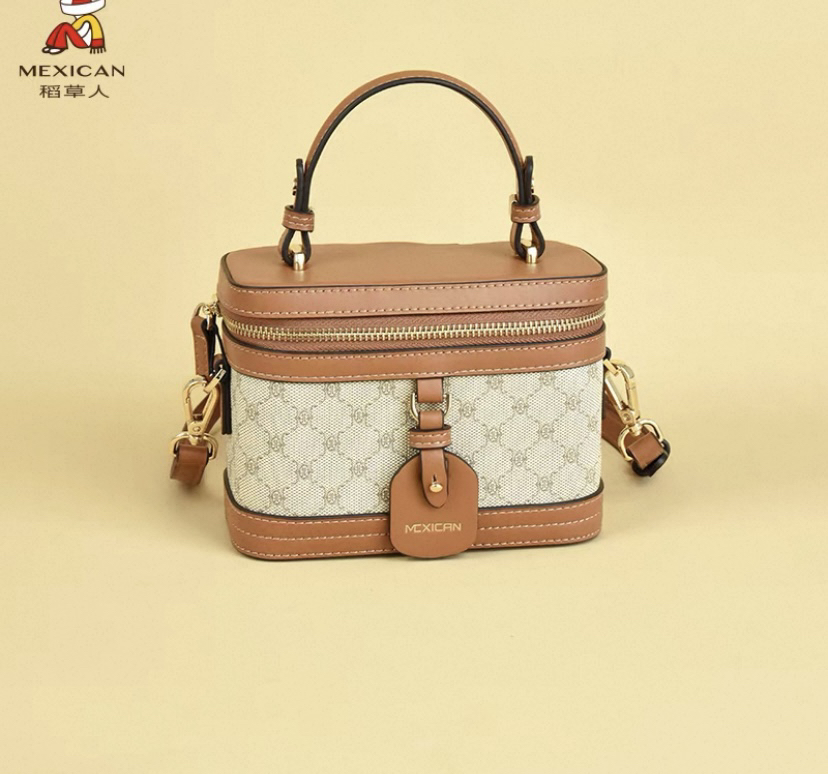 稻草人女包时尚百搭手提包斜挎包单肩包小包轻奢女士高档白色