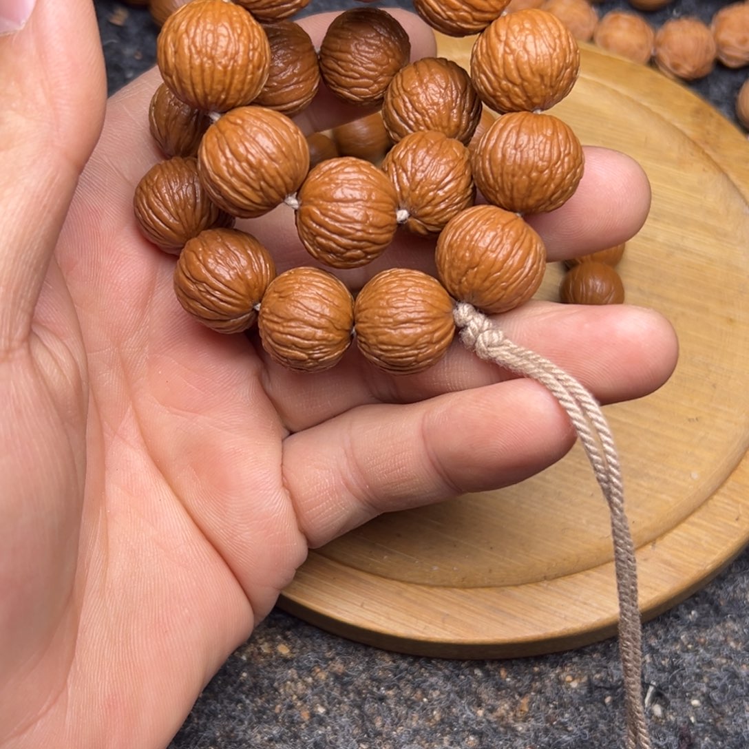 猴头核桃吊坠原皮凤羽17体验款