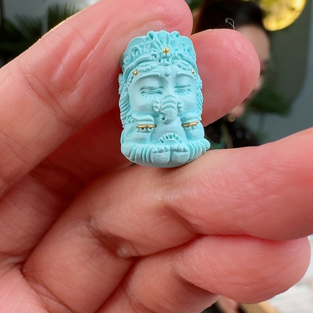 绿松石珠宝奇石未镶嵌