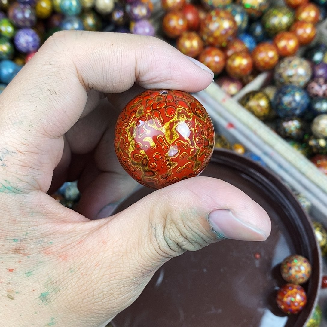 情*?非遗手工 大漆工艺规格3.0cm