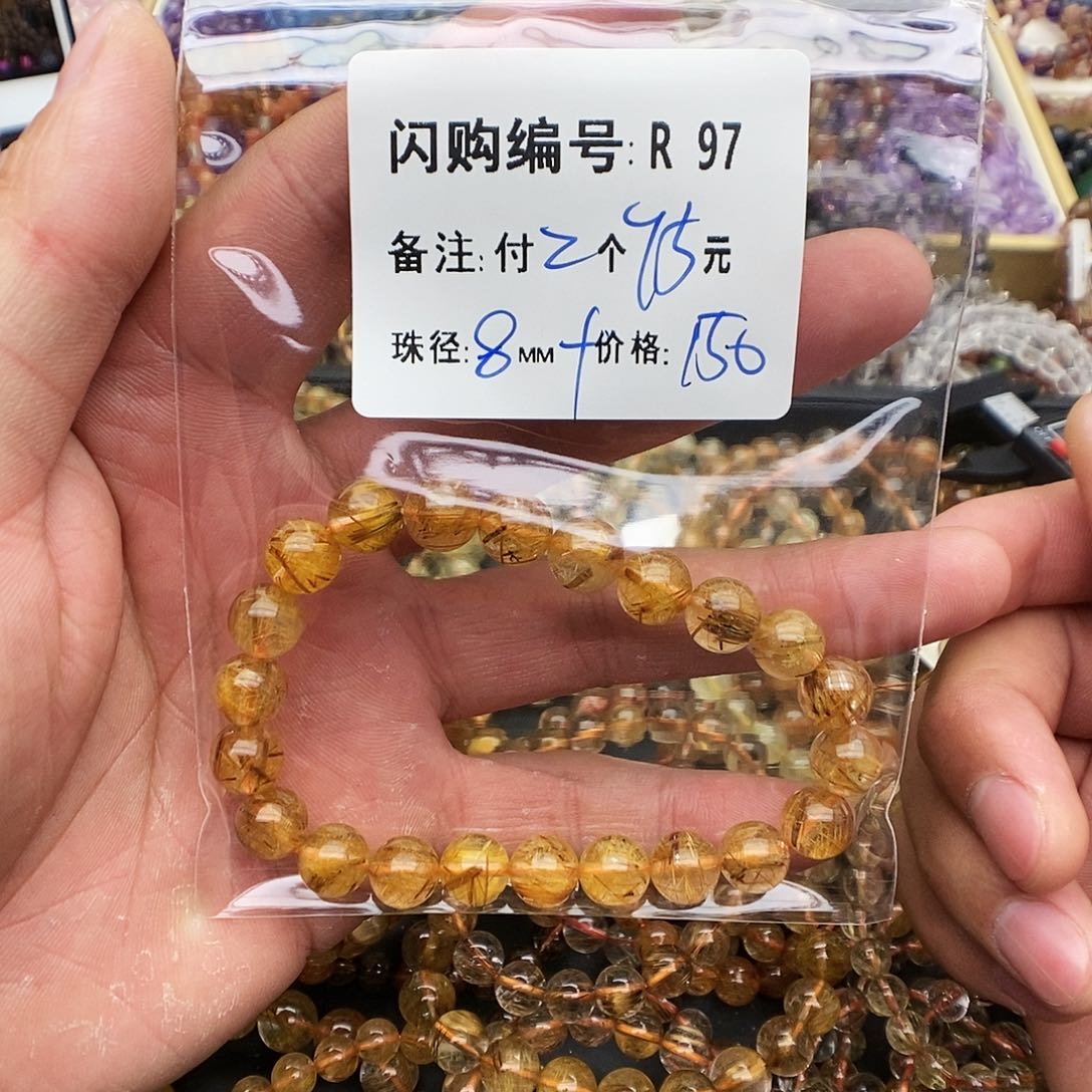 水晶手链未镶嵌k***R 97