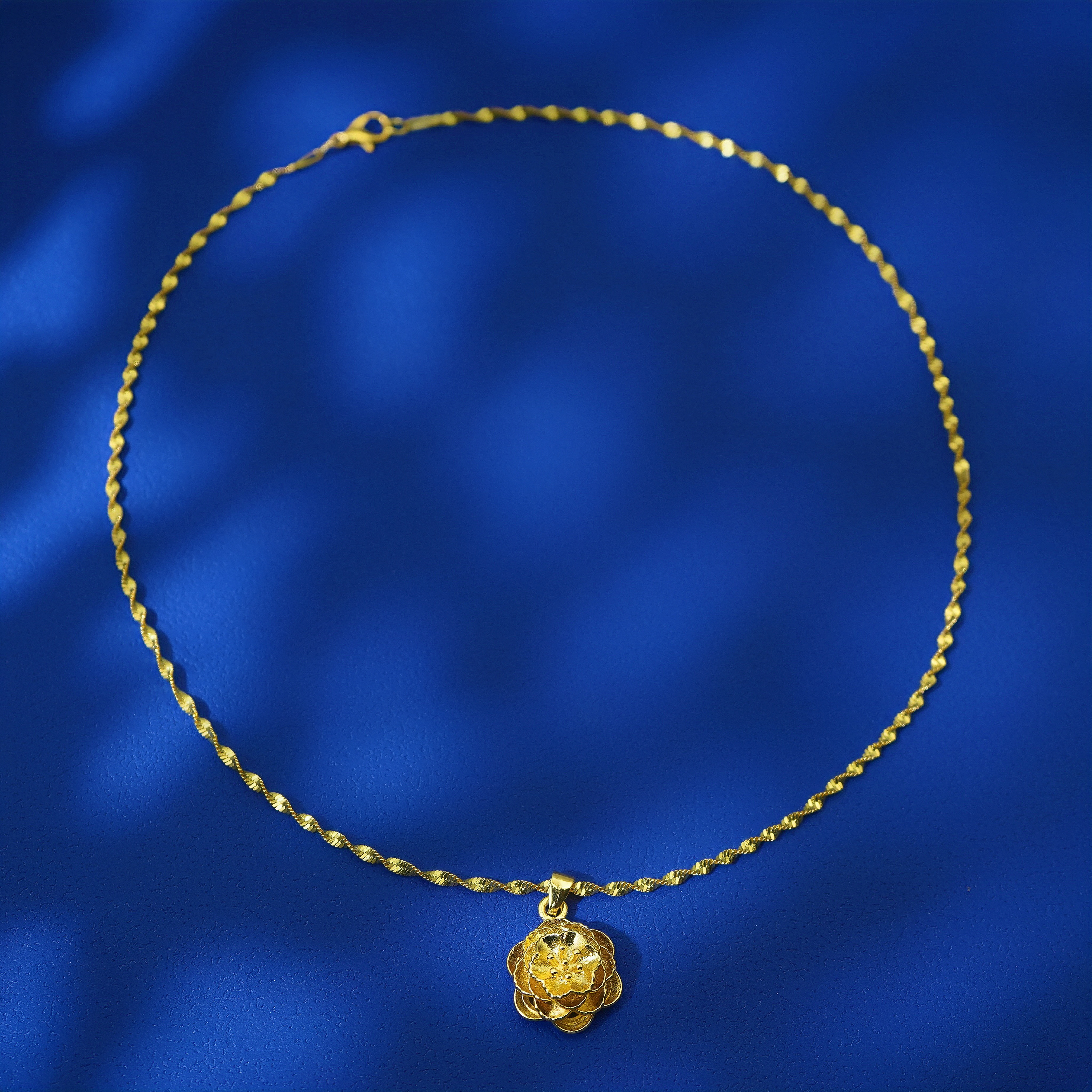 玫瑰花项链女款时尚ZD0181