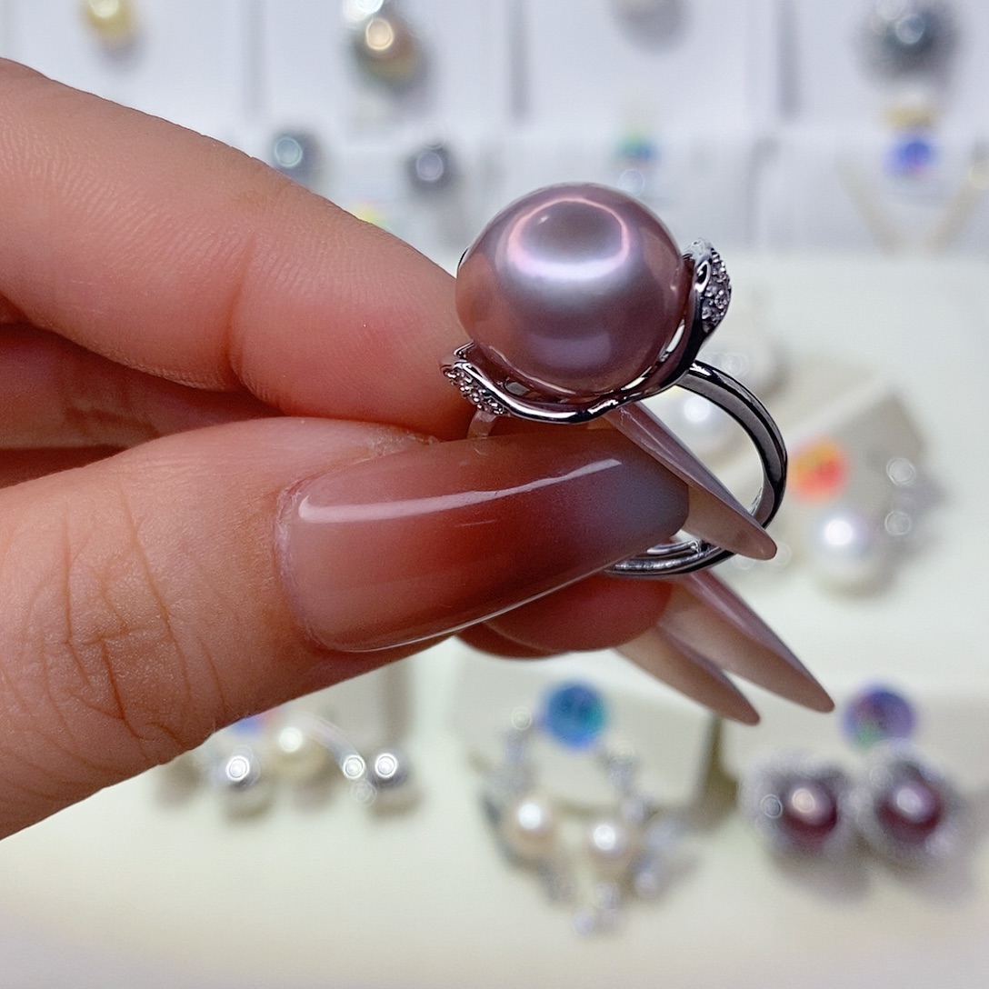 未镶嵌淡水珍珠戒指