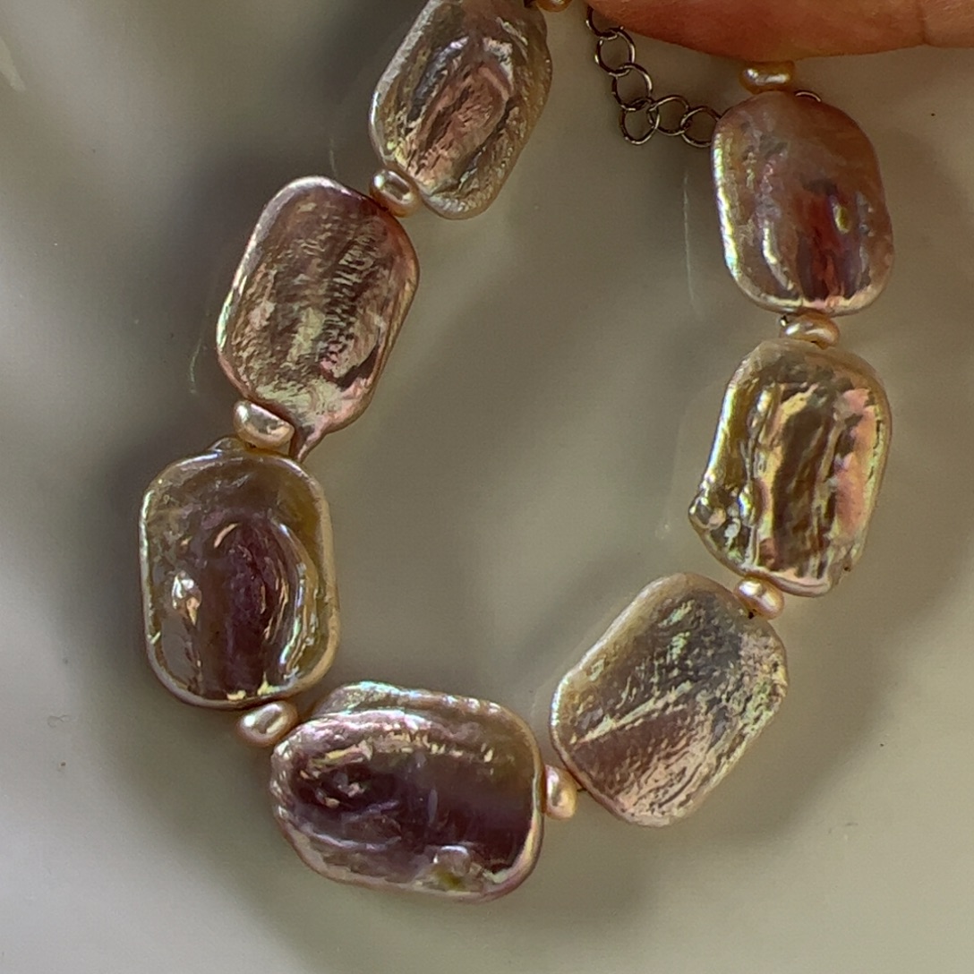 手绳淡水珍珠合金