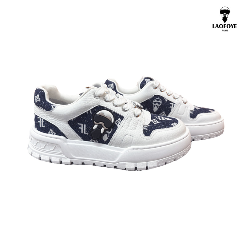 LAOFOYE老佛爷运动休闲鞋夏季休闲板鞋潮鞋小白鞋帆布鞋休闲风