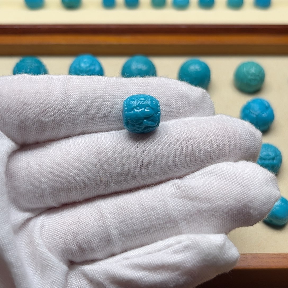 绿松石未镶嵌天然原矿绿松石无镶嵌扎基10.5