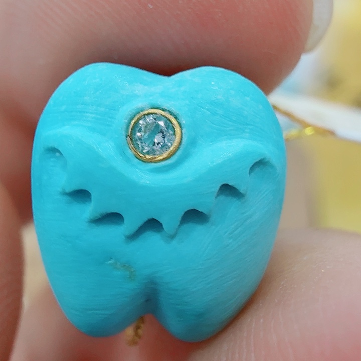 绿松石未镶嵌配饰