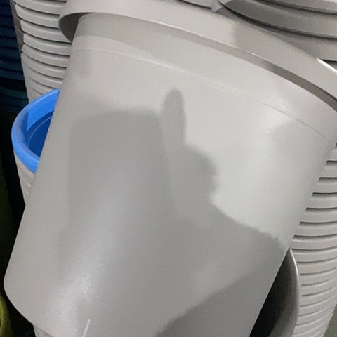 树脂四季5号微瑕灰白无托10个