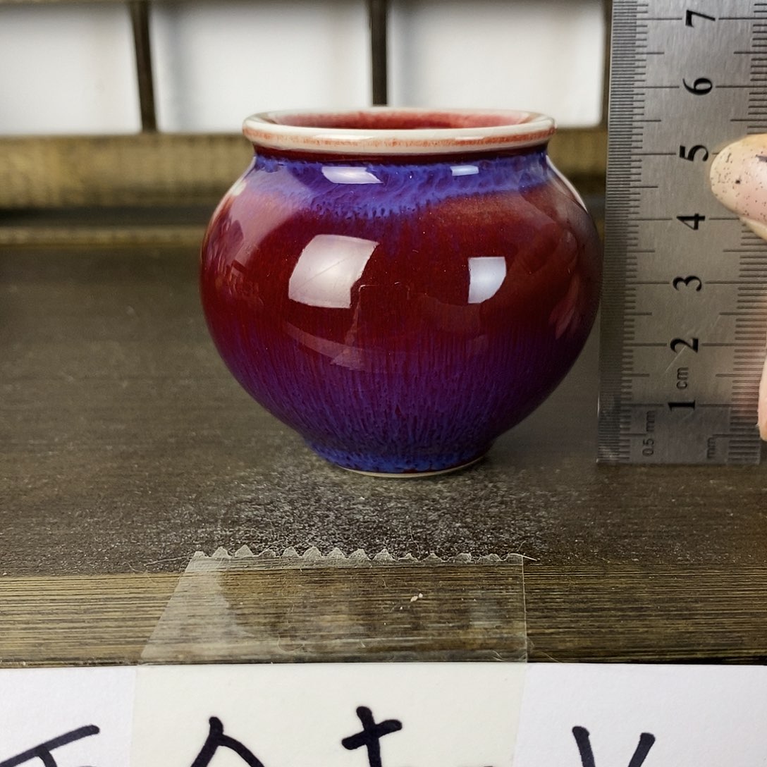 摆件景德镇高温陶瓷小花瓶