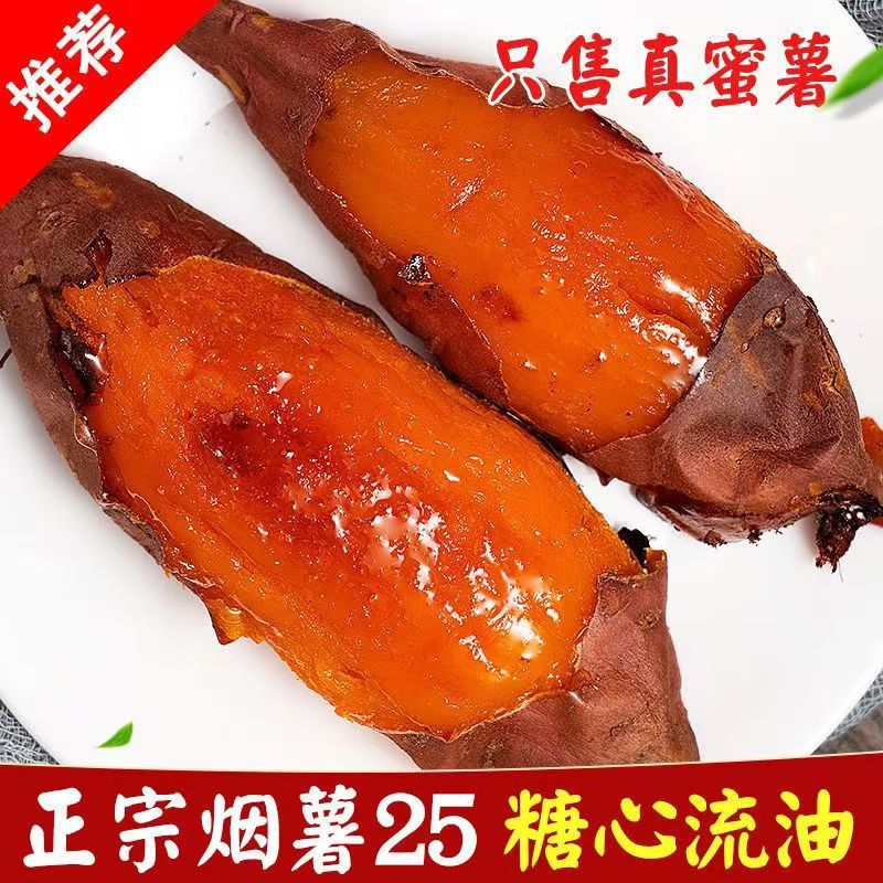 正宗烟薯25号红薯烤地瓜心糖稀软瓤流油密暑大小蜜薯包邮