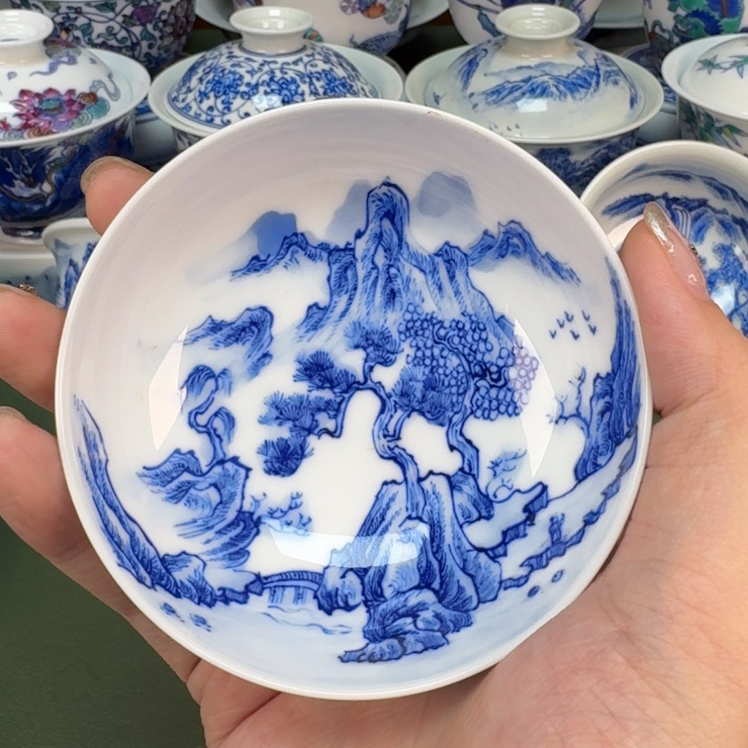 杯大帅景德镇手工手绘茶具348