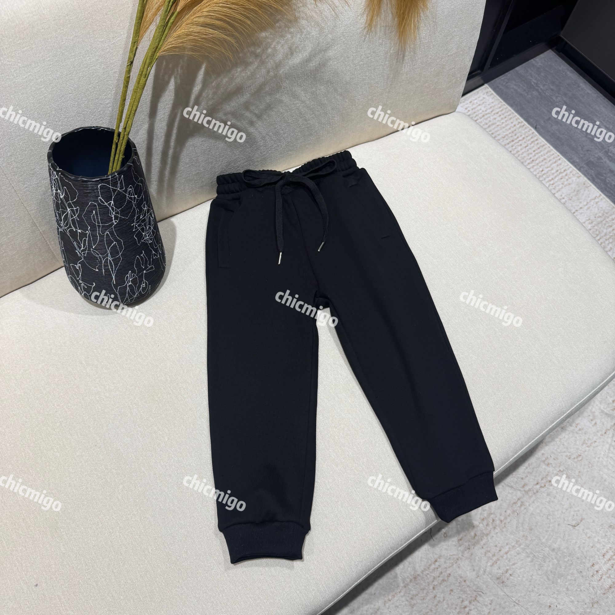 【Chicmigo高定童装】秋冬新款轻奢休闲裤男女童云朵棉卫裤