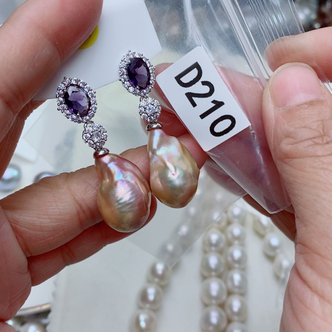 啊***呜银S925镶嵌其他淡水珍珠