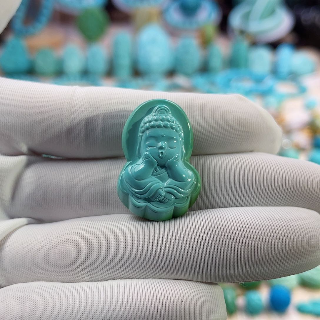 绿松石珠宝奇石未镶嵌