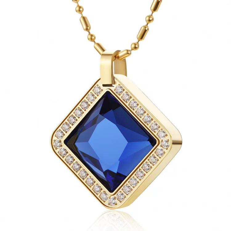 钛钢吊坠 火山石能量套装