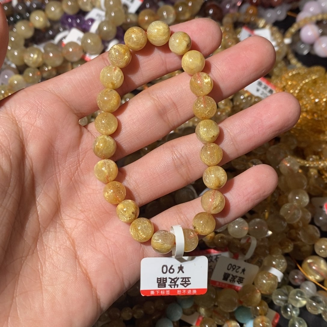 水晶手链未镶嵌可*我