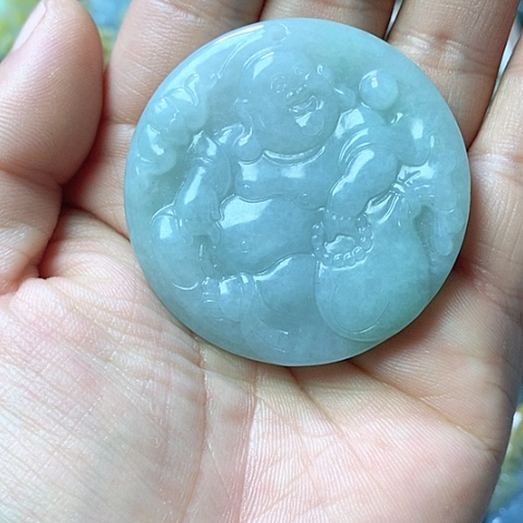 翡翠颈饰未镶嵌天然缅甸翡翠a货