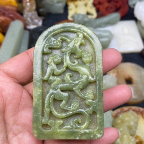 蛇纹石玉颈饰未镶嵌13