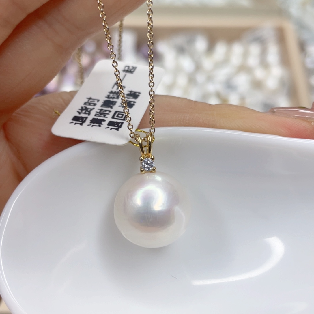 淡水珍珠未镶嵌吊坠(赠链)