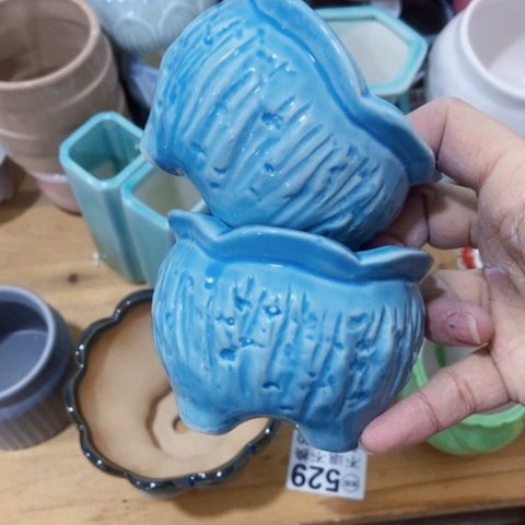 红陶陶瓷多肉花盆