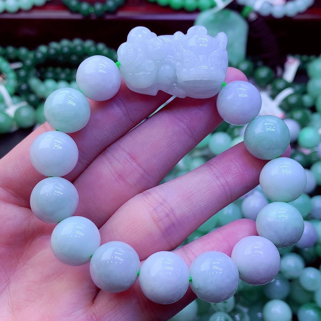 翡翠未镶嵌毛衣链