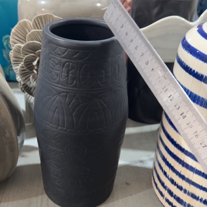 陶瓷花瓶摆件外贸出口微瑕捡漏高24口8公分