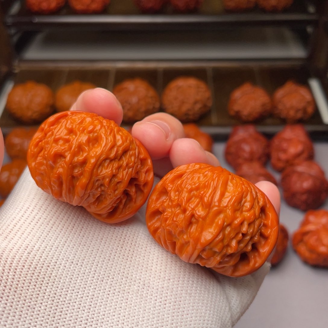 文玩核桃把件磨盘41