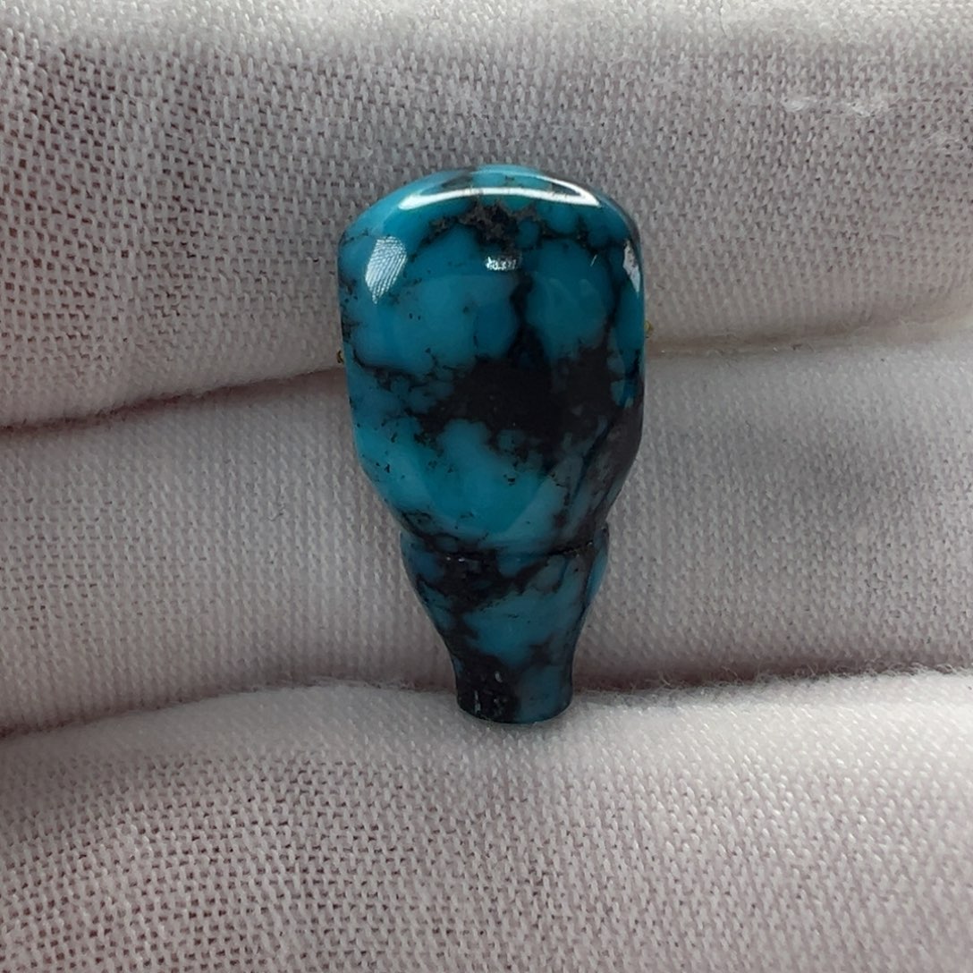 未镶嵌绿松石三通10.6mm