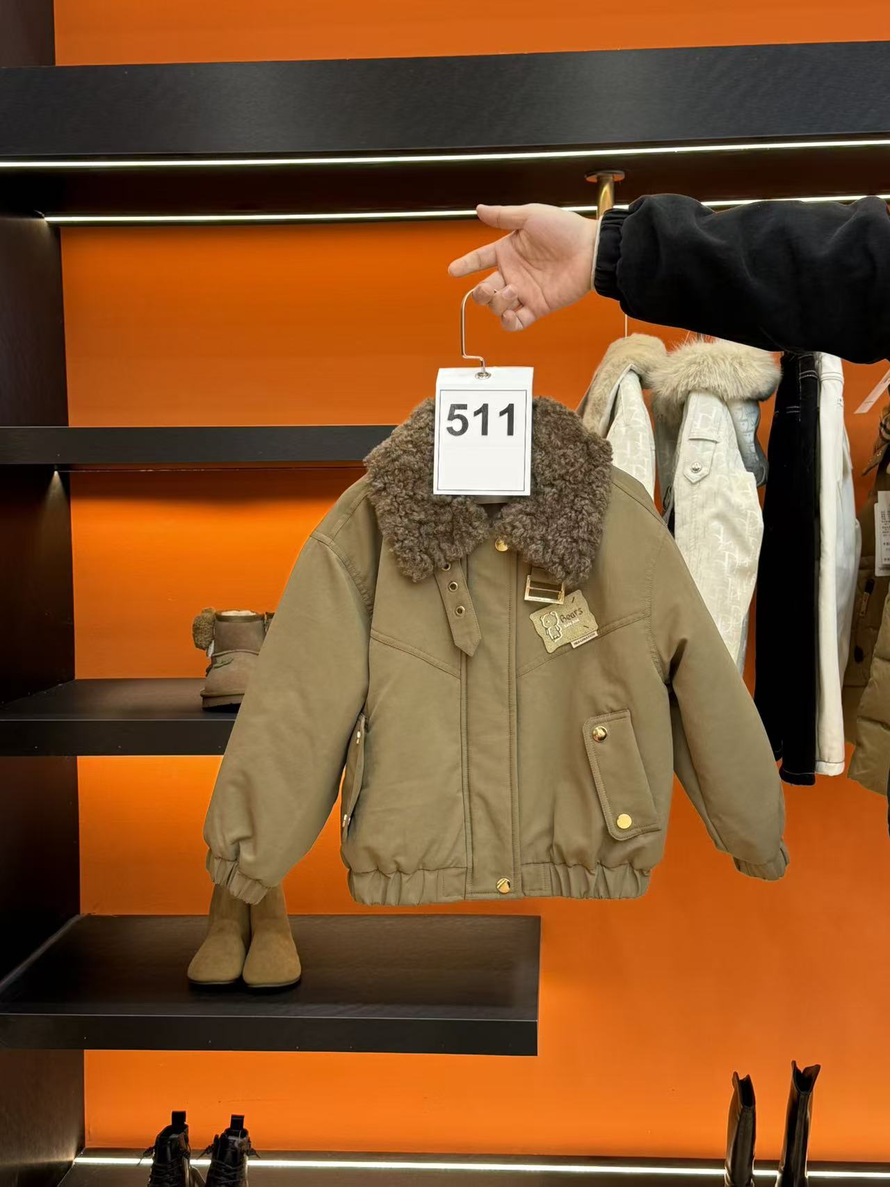 【Annie】编码511 2025童装冬季新款时尚棉服外套YMR4SR259