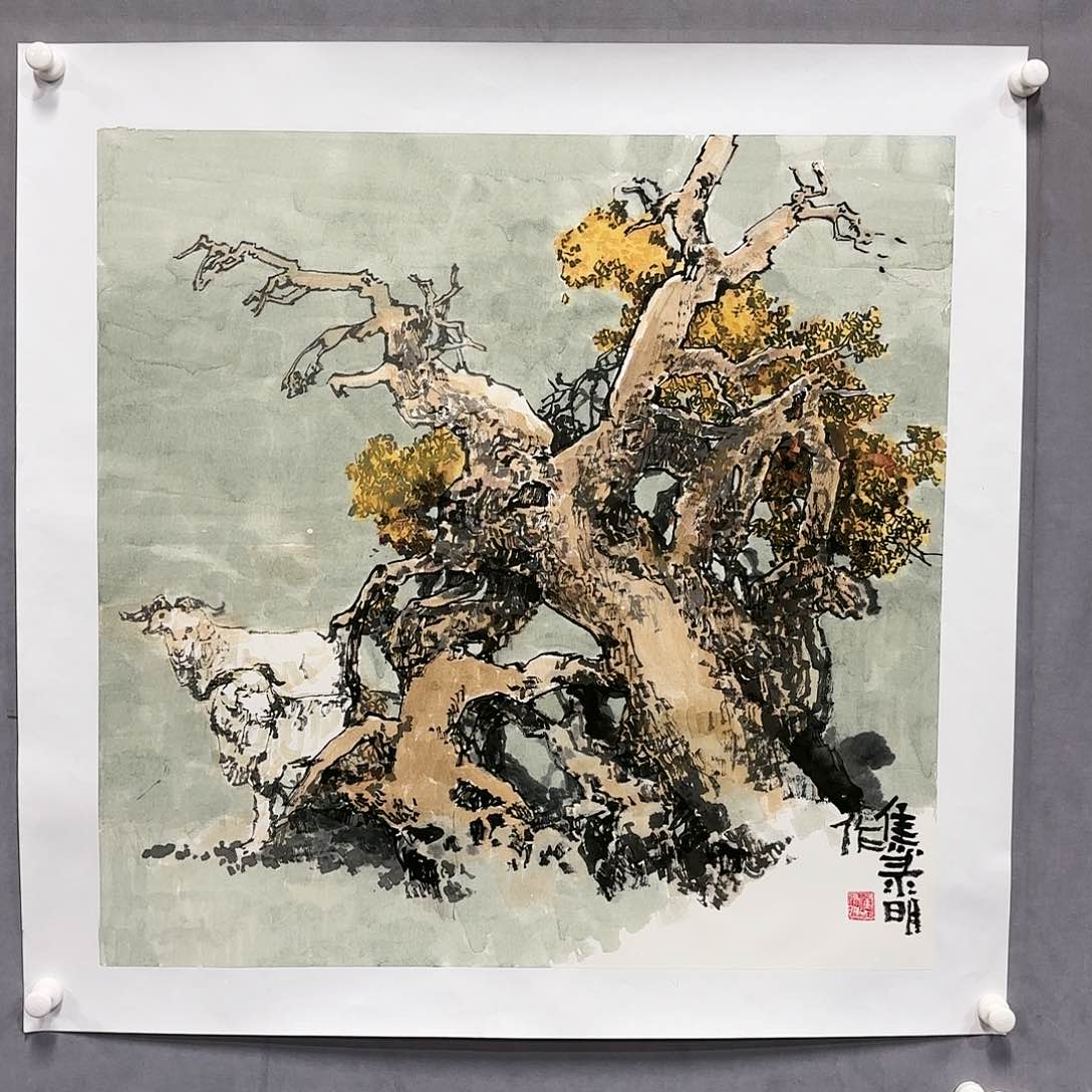 国画国画纯手绘作品请放心去藏