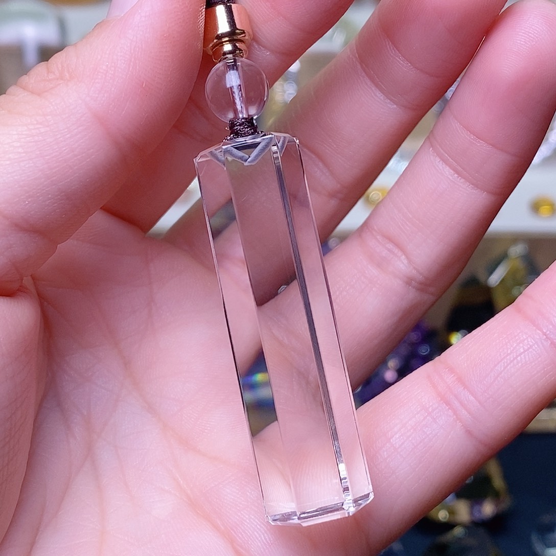 水晶未镶嵌吊坠(赠链)