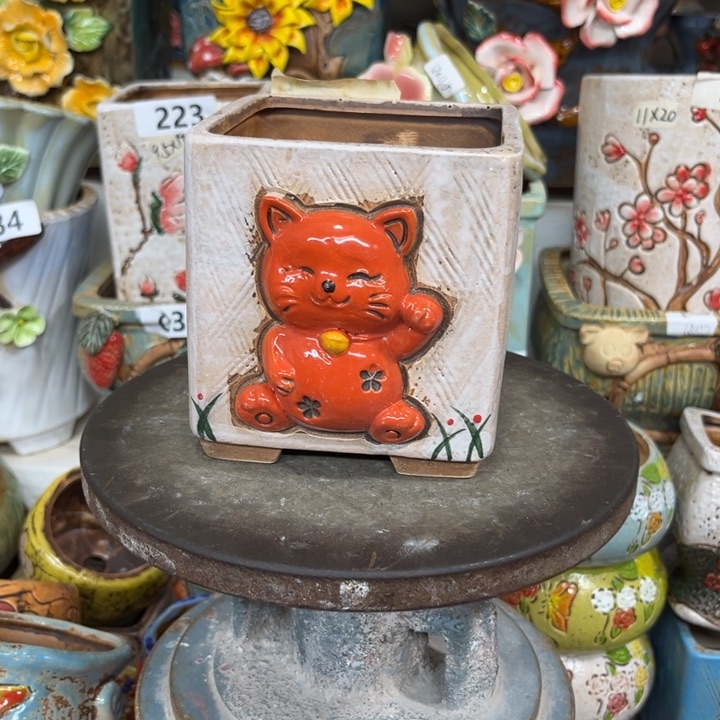 紫砂花盆粗陶材质多肉花盆