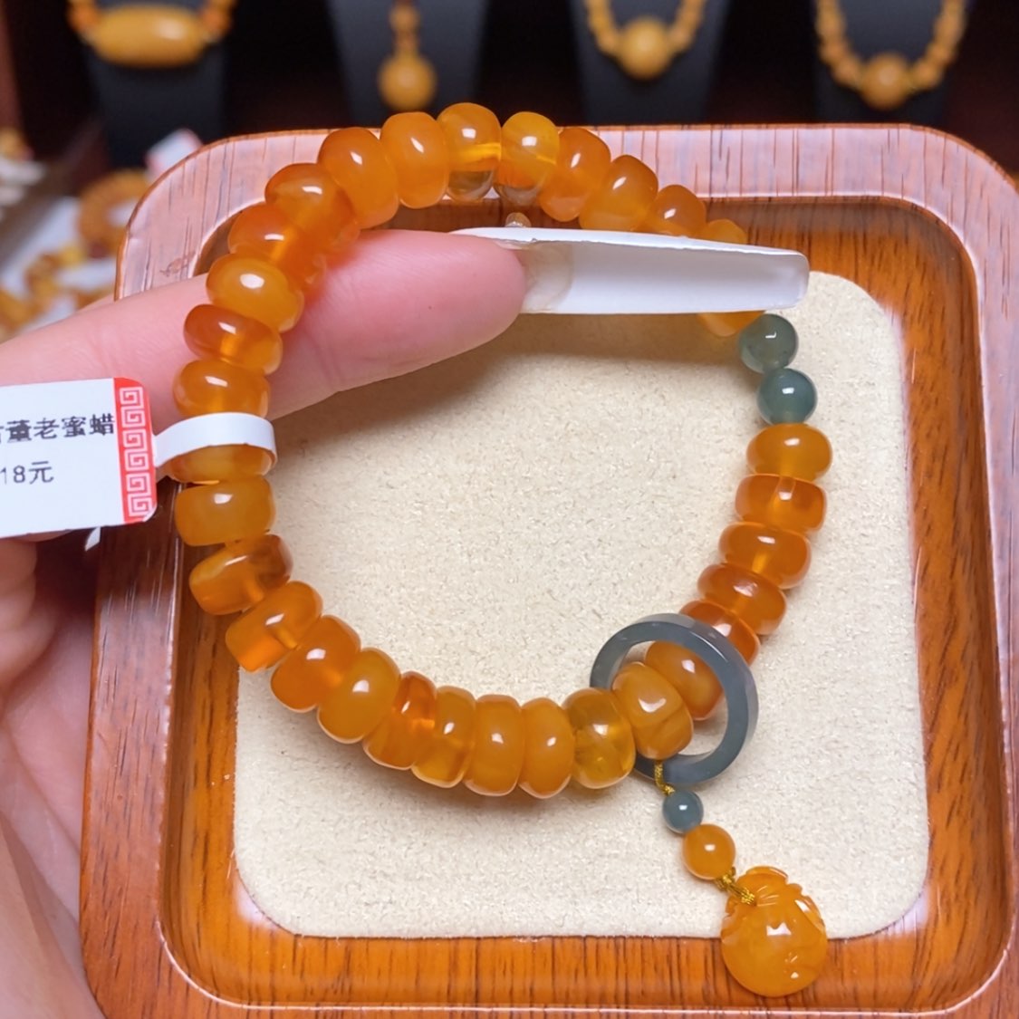 【闪购商品】未镶嵌蜜蜡手链手串