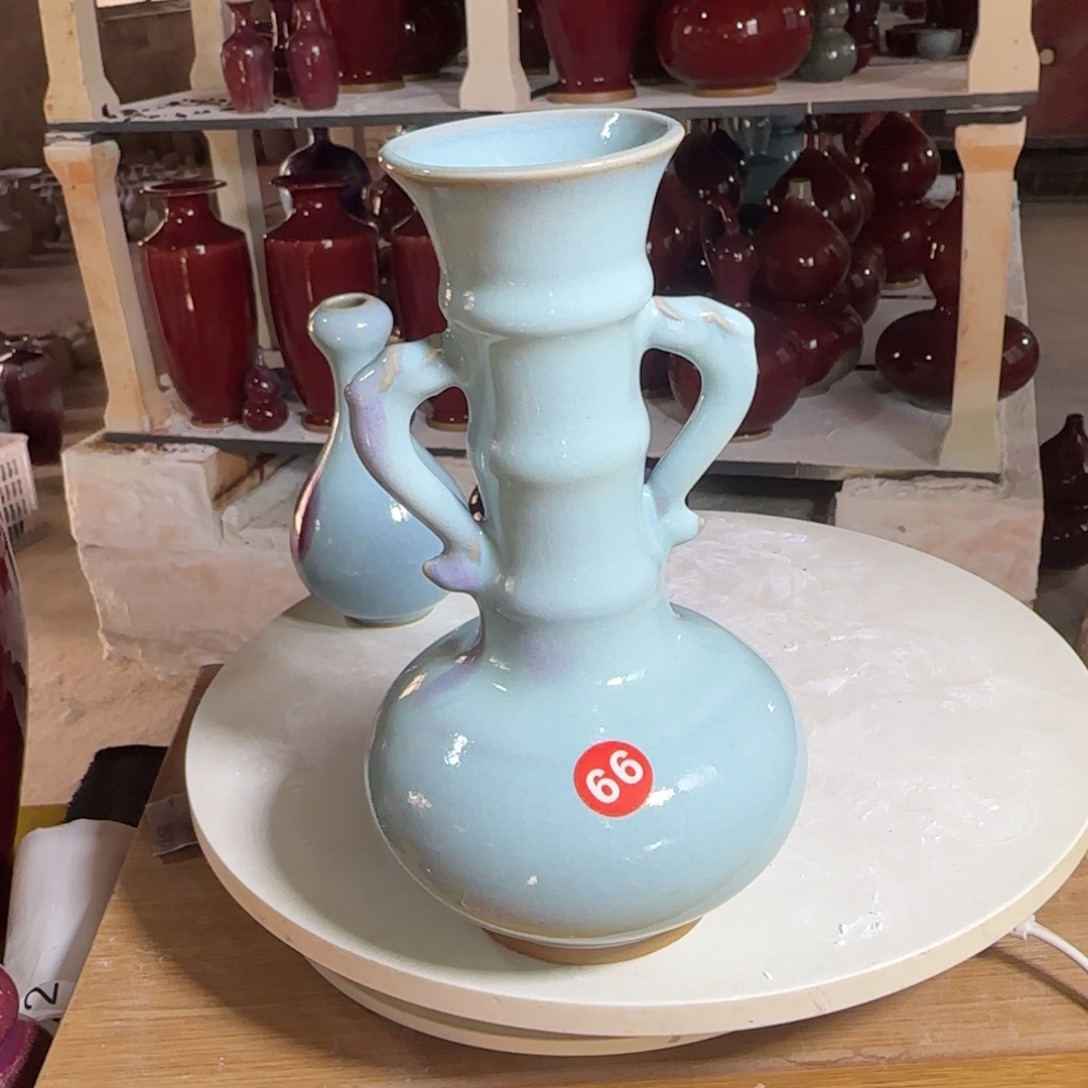 摆件瓷郑家钧窑摆件