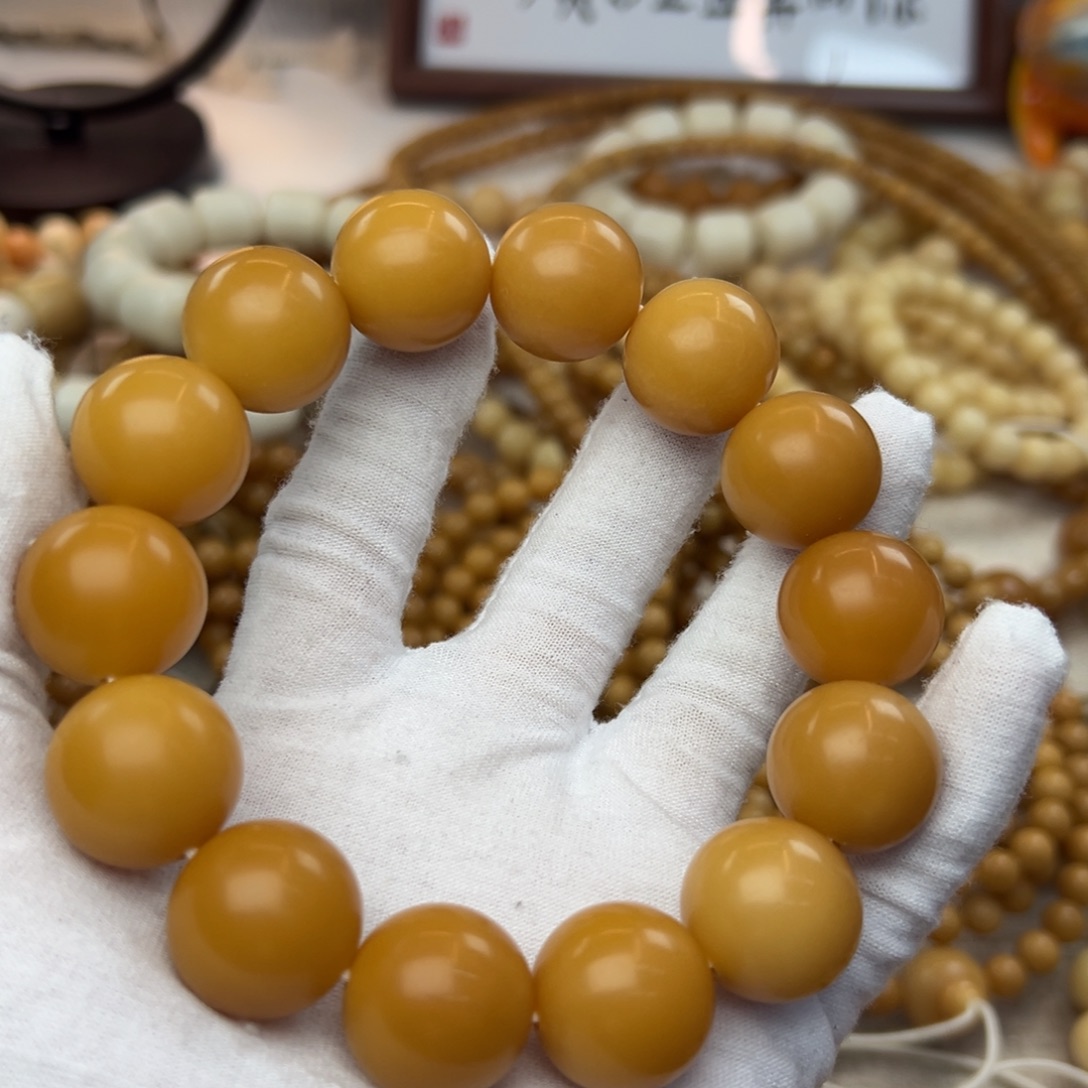 吊坠菩提根/象牙果20微瑕落地果橘色三通塔珠一套