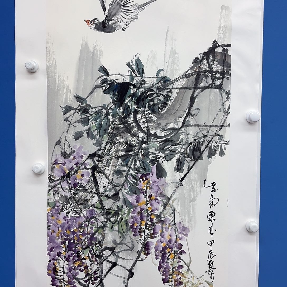 国画多次参加国内外书画