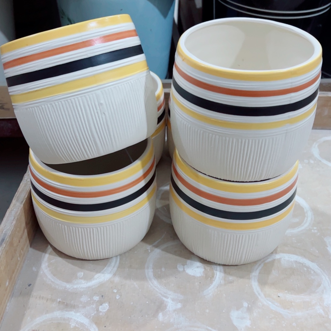 有孔，陶瓷花盆满10米包邮发货