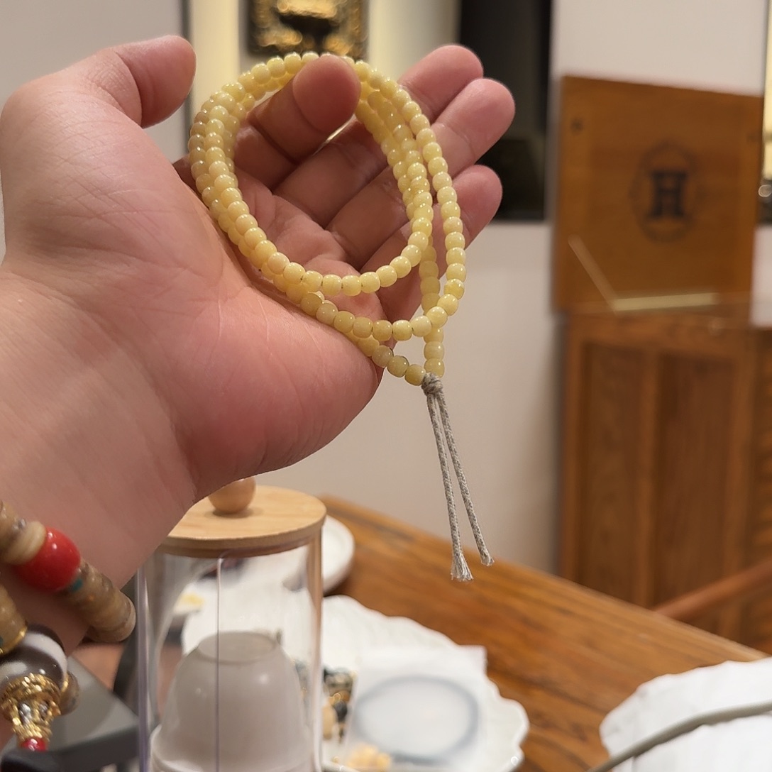 未镶嵌琥珀手链5.5mm手串手串