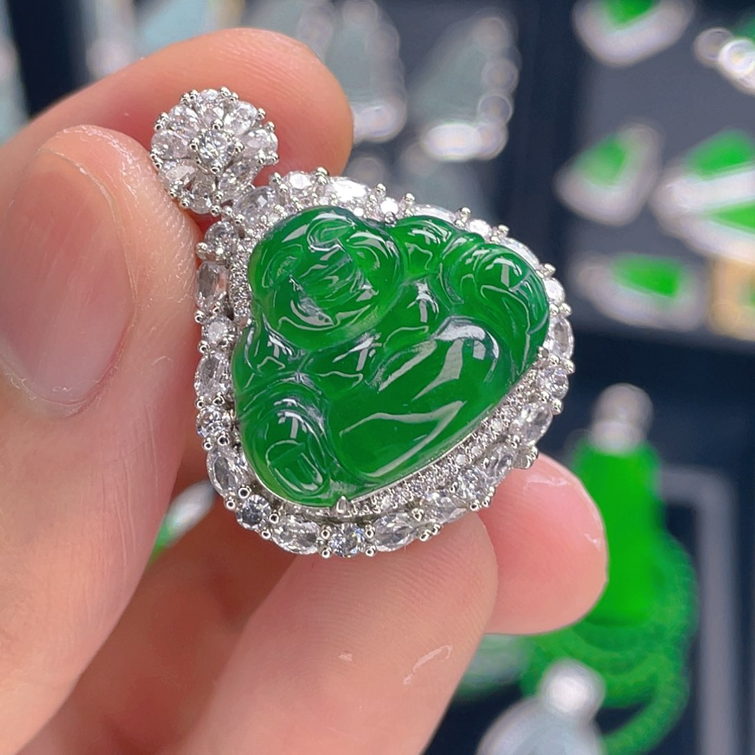 翡翠吊坠(不含链)未镶嵌