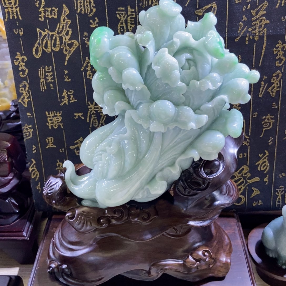 未镶嵌挂件翡翠用****6好看的翡翠白菜