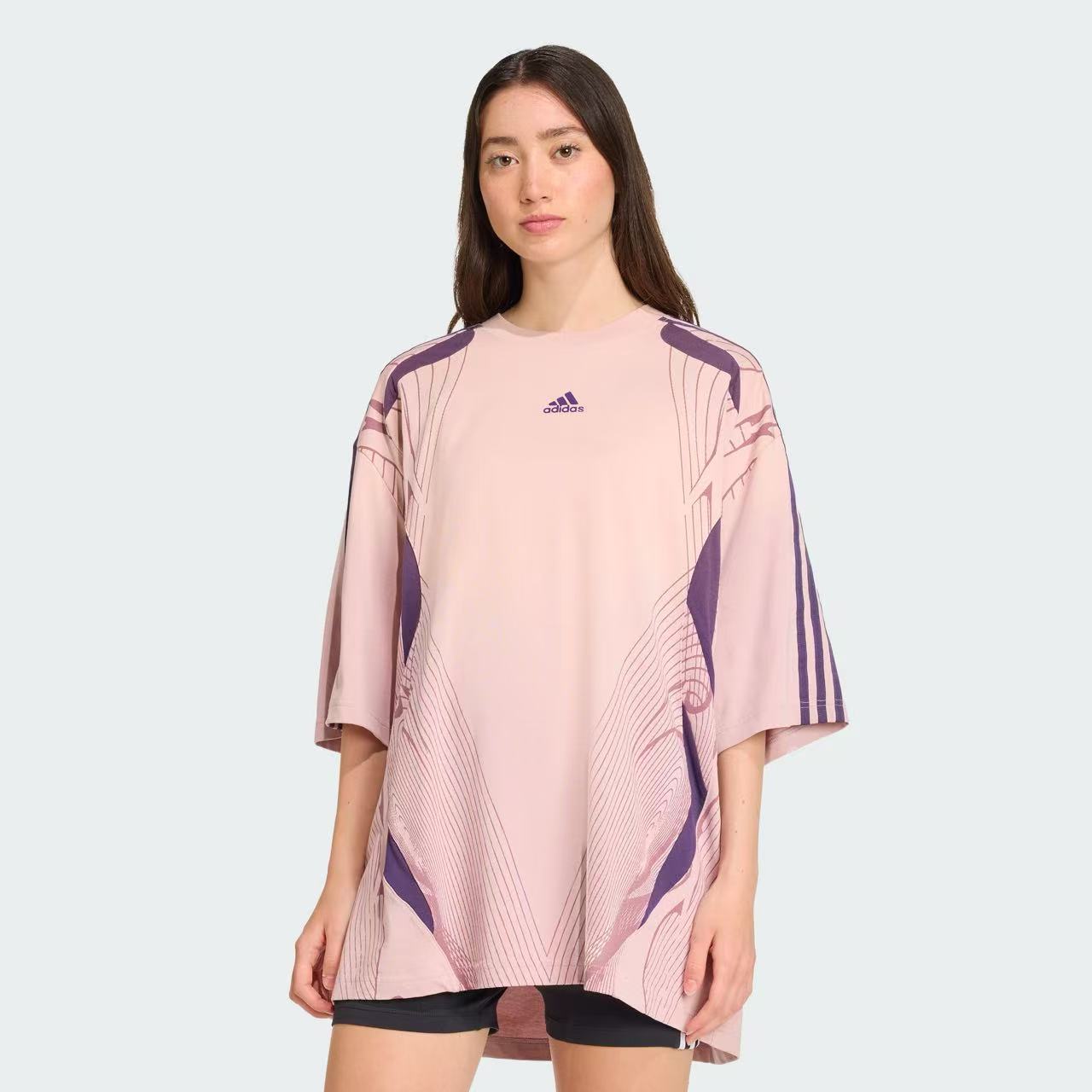 OVERZIZED TEE 纯棉足球风运动宽松短袖T恤 KE9808