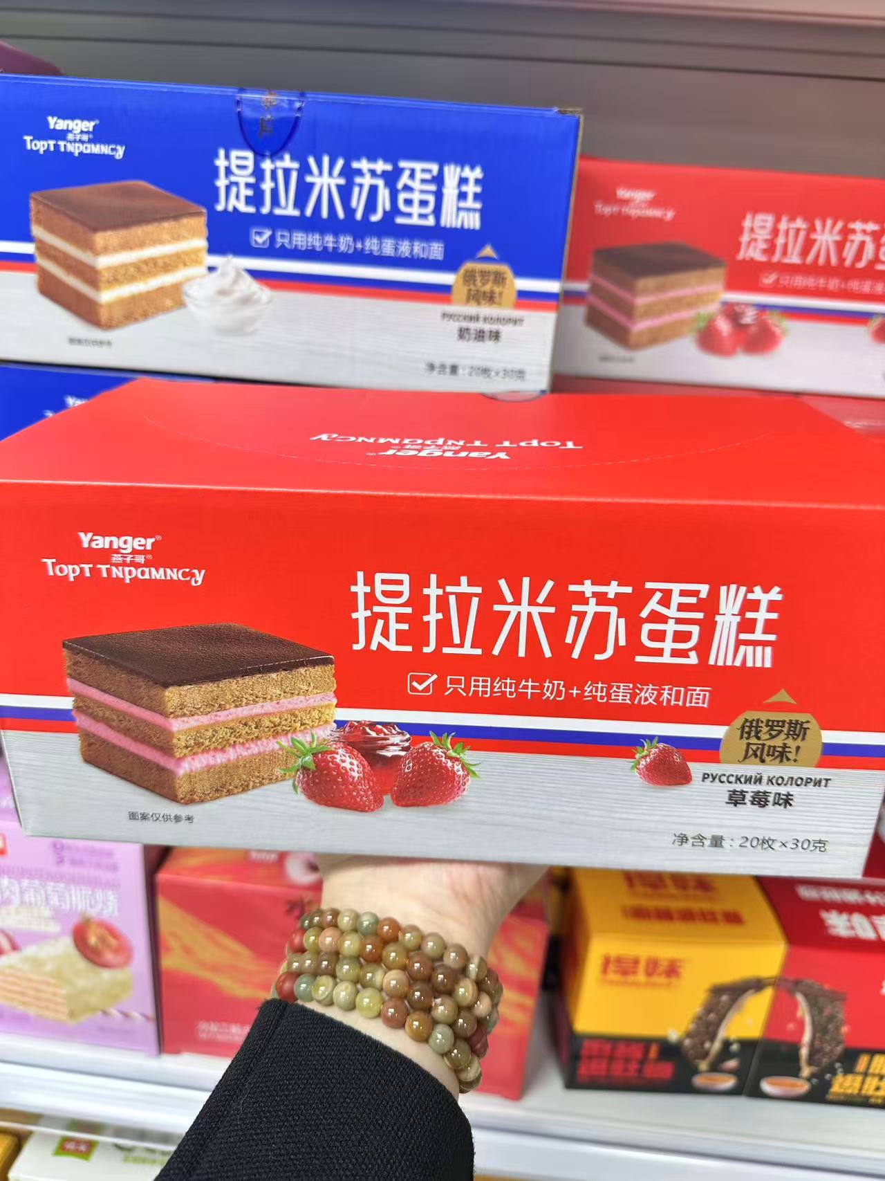 提拉米苏蛋糕俄罗斯风味糕点小吃