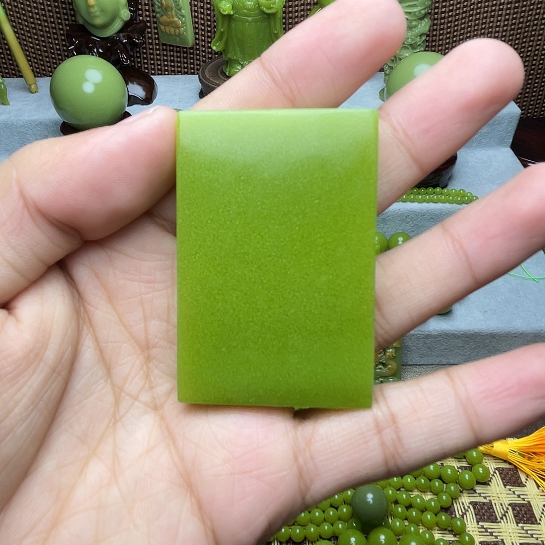 打***面石材平安牌黄绿11122