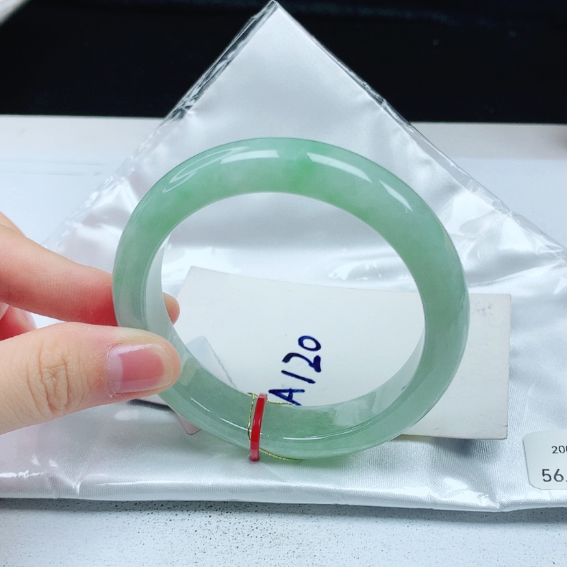 【闪购商品】翡翠手镯未镶嵌天然缅甸a货手镯56+