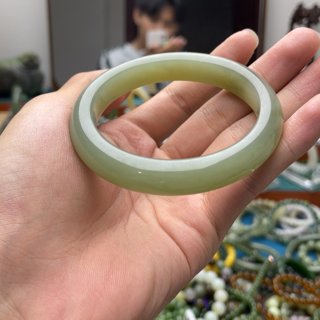 清***微手链未镶嵌和田玉