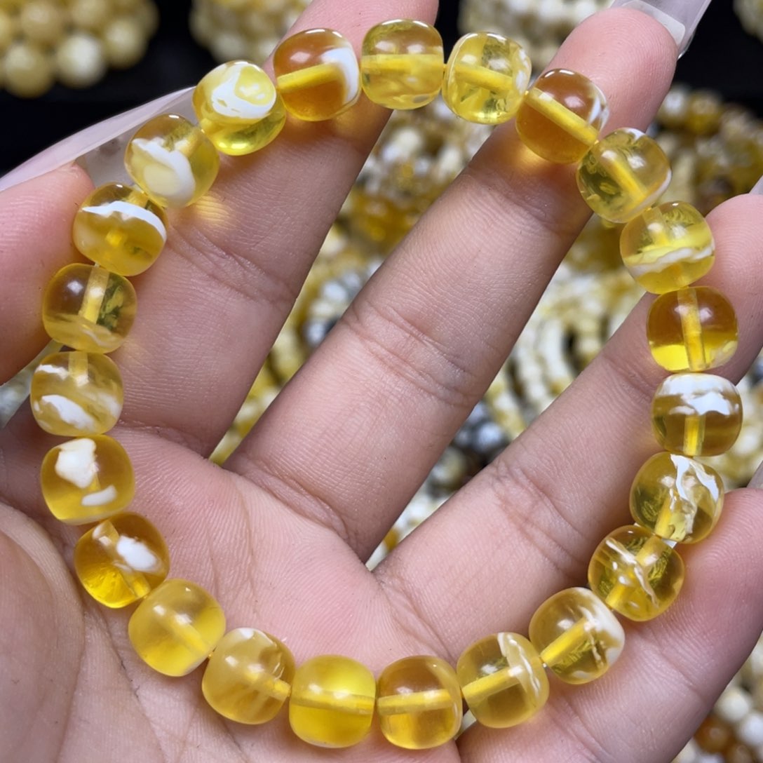 蜜蜡未镶嵌珠宝奇石9m