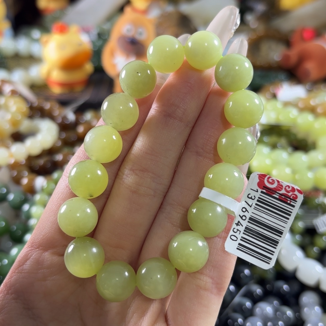 和田玉未镶嵌手链36