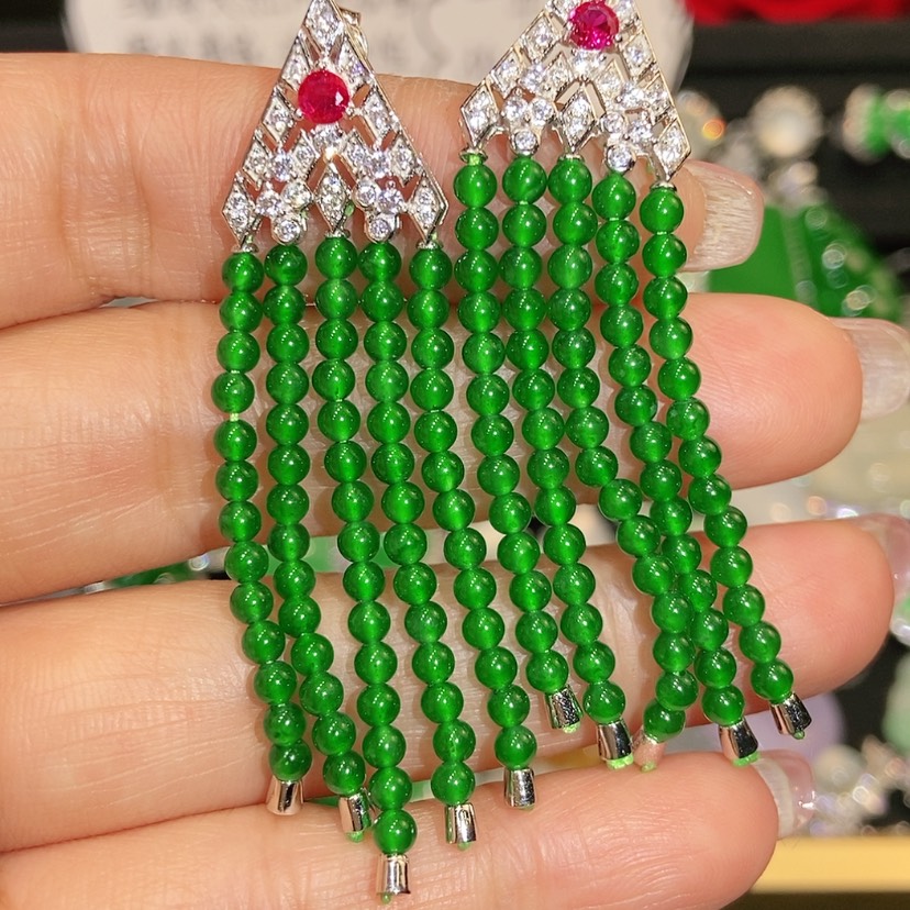 【闪购商品】未镶嵌翡翠耳饰天然翡翠