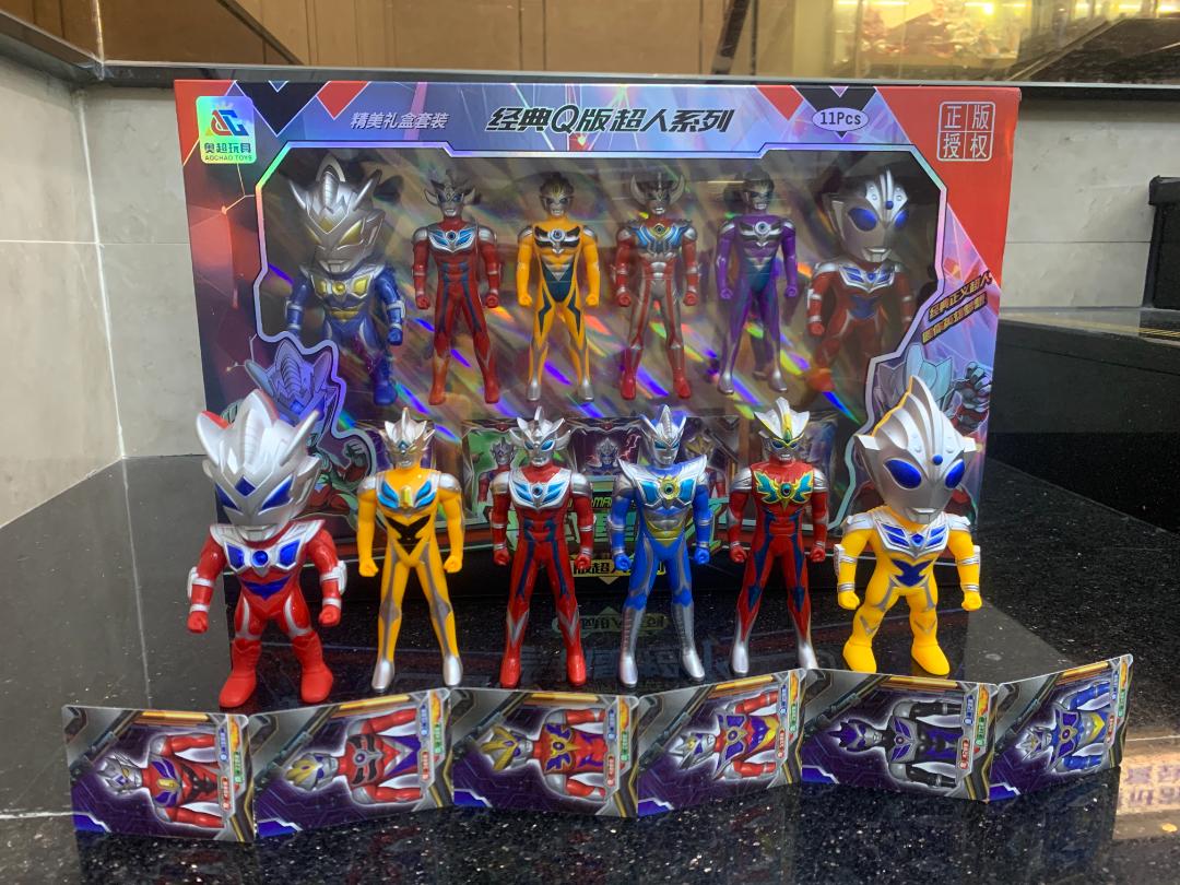 到手6只装奥超普勒星超人赛小朋友益智早教玩具（去礼盒发货）